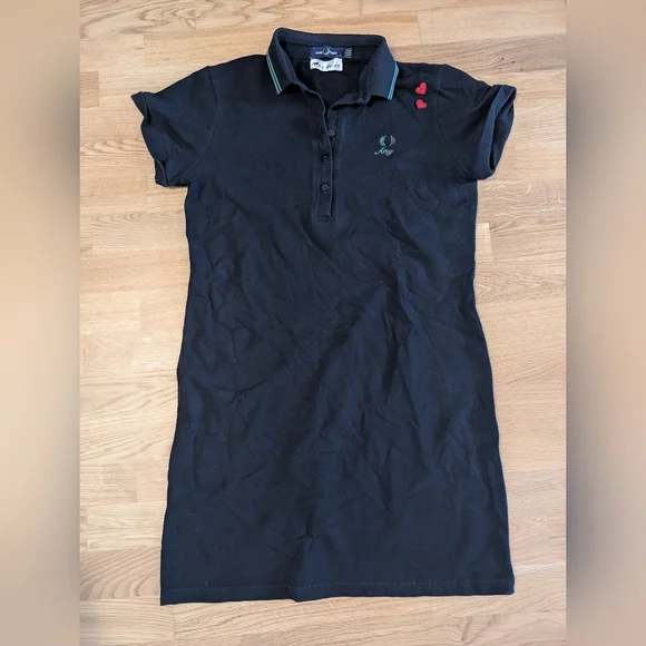 Fred Perry Black Amy Winehouse Foundation Polo Dress - Picture 6 of 16